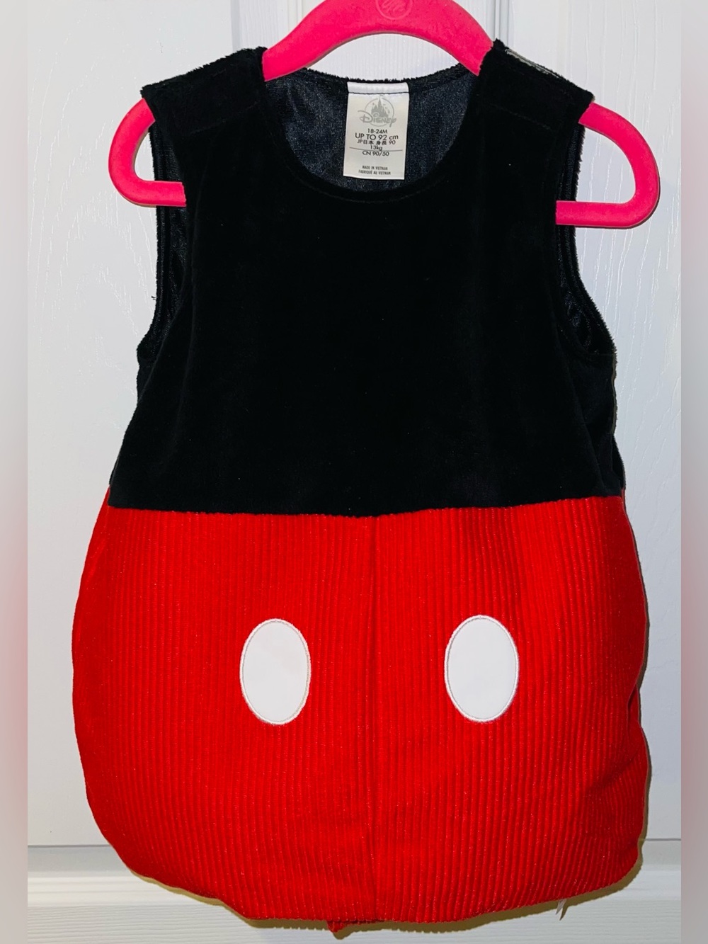 Disney 18-24 months Mickey Mouse costume